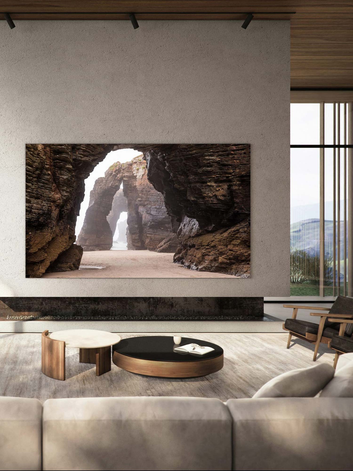 Samsung technology in room in large modern home